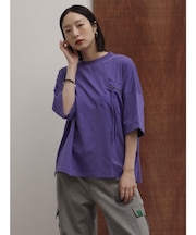 ポケットデザインオーバーTシャツ