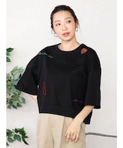 ランダムレター刺繍Tシャツ