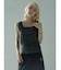 LAYERED-LIKE CAMOUFLAGE RIB TANKTOP