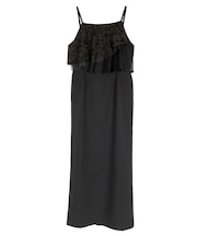 FLOWER LACE COMBINATION CAMISOLE DRESS