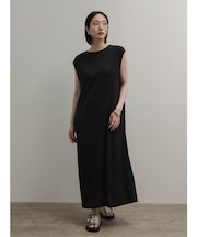 ノースリーブストレッチワンピース