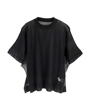 DOLMAN SLEEVE SHEER KNIT TOPS