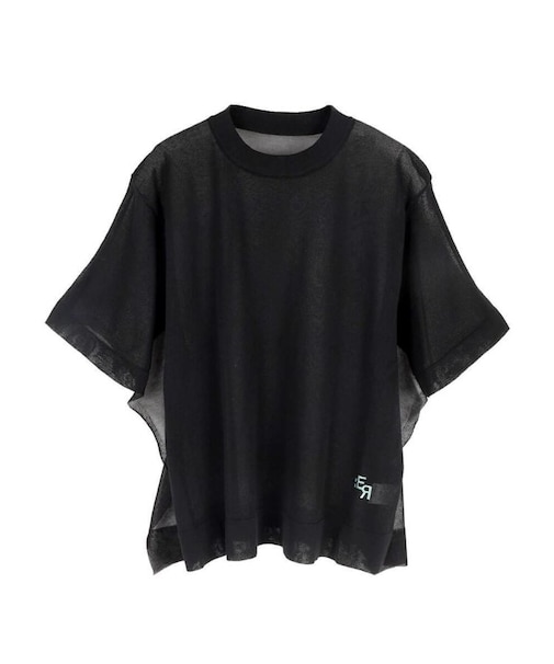 DOLMAN SLEEVE SHEER KNIT TOPS