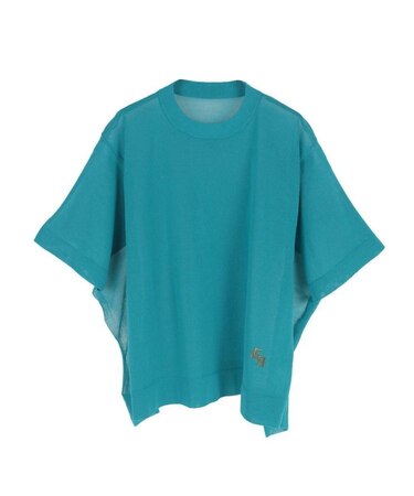 DOLMAN SLEEVE SHEER KNIT TOPS