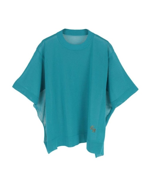 DOLMAN SLEEVE SHEER KNIT TOPS