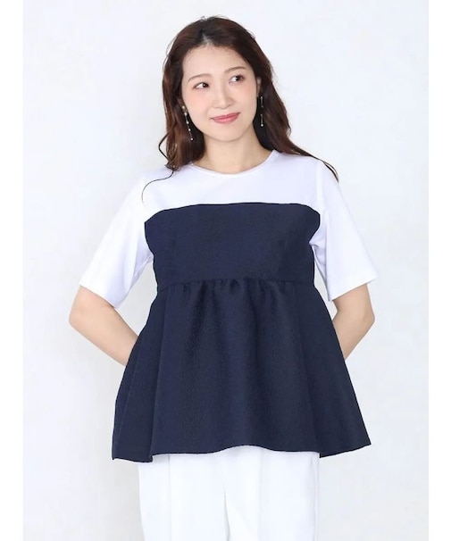 ジャガードビスチェドッキングTシャツ