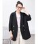 ラウンドヘムダブルジャケット