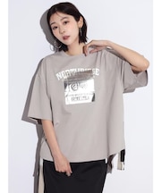 箔プリントサイドファスナーTEE