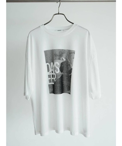 フォトプリントシアーTシャツ