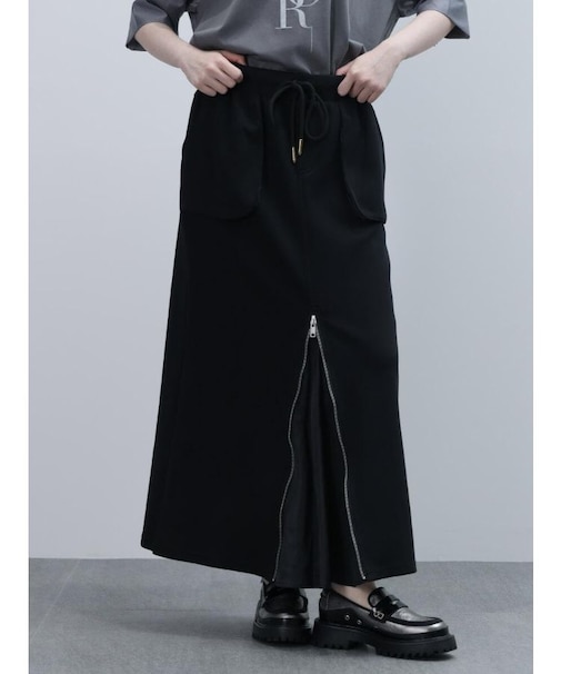 センターZIPマルチシルエットスカート