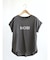 箔プリントロールアップTシャツ