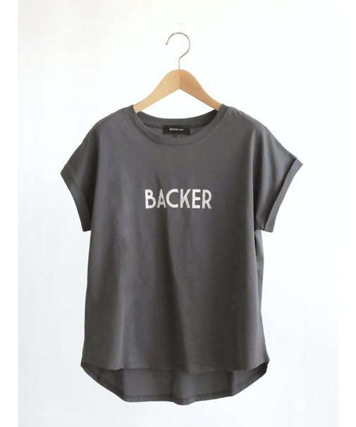 箔プリントロールアップTシャツ