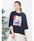 アートプリントタックデザインTシャツ