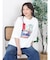 アートプリントタックデザインTシャツ