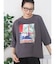アートプリントタックデザインTシャツ