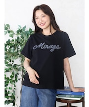刺繍ロゴTシャツ