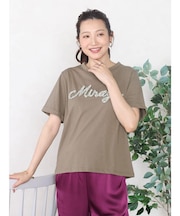 刺繍ロゴTシャツ