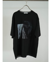 チュールドッキンググラフィックプリントTシャツ