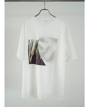 チュールドッキンググラフィックプリントTシャツ