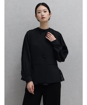 メッシュ切替ペプラムベスト