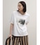 ボタニカルフォトプリントTシャツ