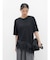 レースアシメデザインTシャツ