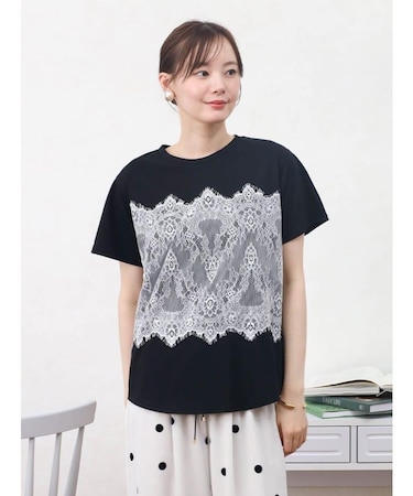 レースドッキングTシャツ