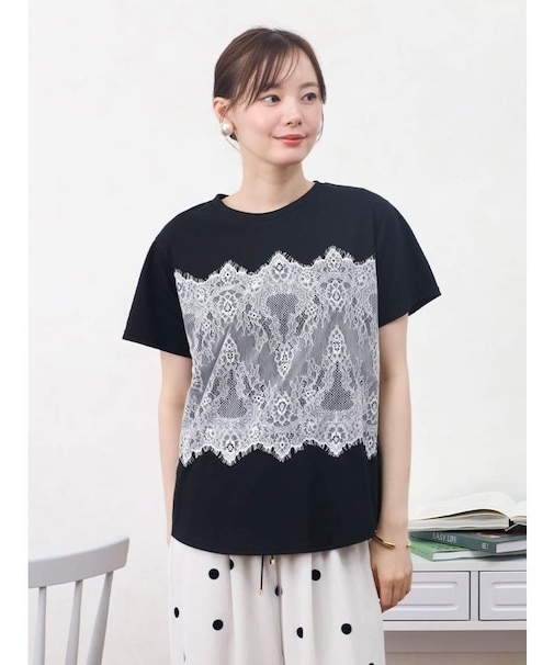 レースドッキングTシャツ