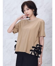 ヘムリボンTシャツ