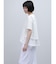 レース×チュールレイヤードデザインカットソー