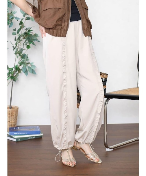 【待望の再入荷！】フリルラインパンツ