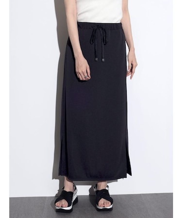 接触冷感とろみロングスカート