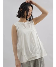 シフォンチュールWレイヤードタンク