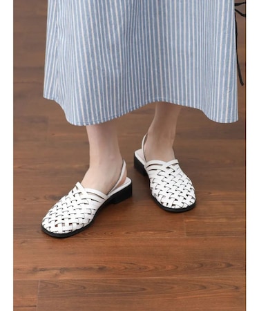 メッシュスリングバックサンダル