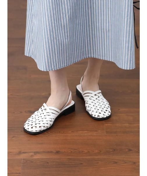 メッシュスリングバックサンダル
