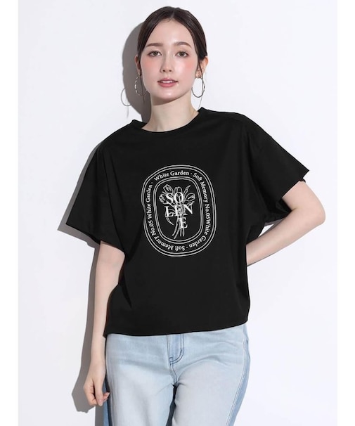 オーバルロゴワイドTシャツ