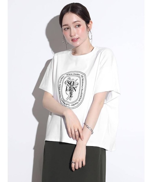 オーバルロゴワイドTシャツ