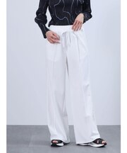 サイドレースラインワイドパンツ