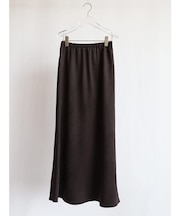 スエードタッチロングスカート