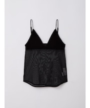 【Ample別注】PALM VELOUR SHEER CAMISOLE