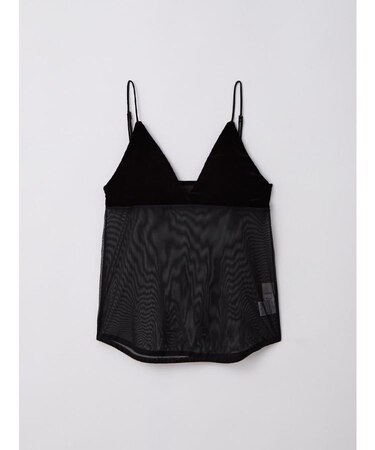 【Ample別注】PALM VELOUR SHEER CAMISOLE