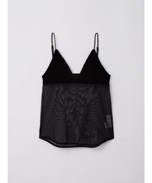 【Ample別注】PALM VELOUR SHEER CAMISOLE