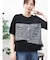 ツイード＆チュールドッキングTシャツ