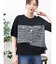ツイード＆チュールドッキングTシャツ