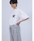 マットシルバー箔ロゴ星TEE