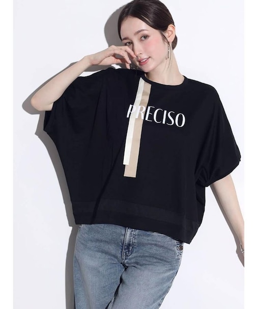 テープデザインドルマンTシャツ