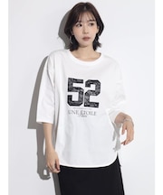 レースナンバーロゴハーフスリーブTシャツ