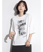 ブラッシュロゴハーフスリーブTシャツ