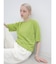 【WEB限定カラーあり】バックジップハーフスリーブニットPO