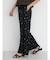 Floral print easy pants